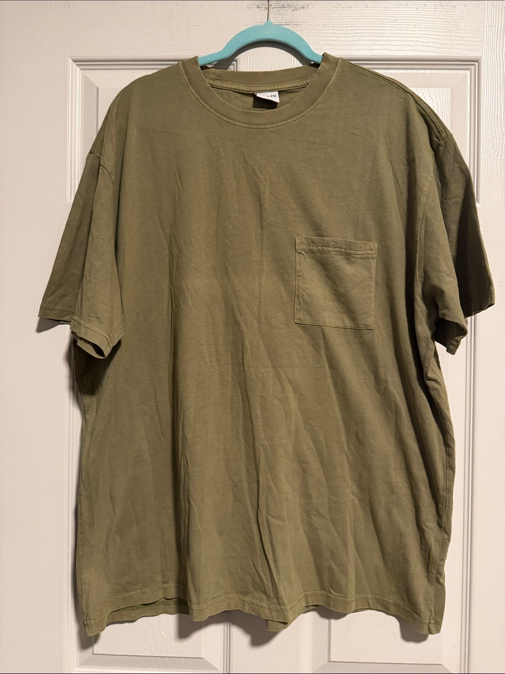 Cotton On Olive Green Short Sleeve Pocket Tee